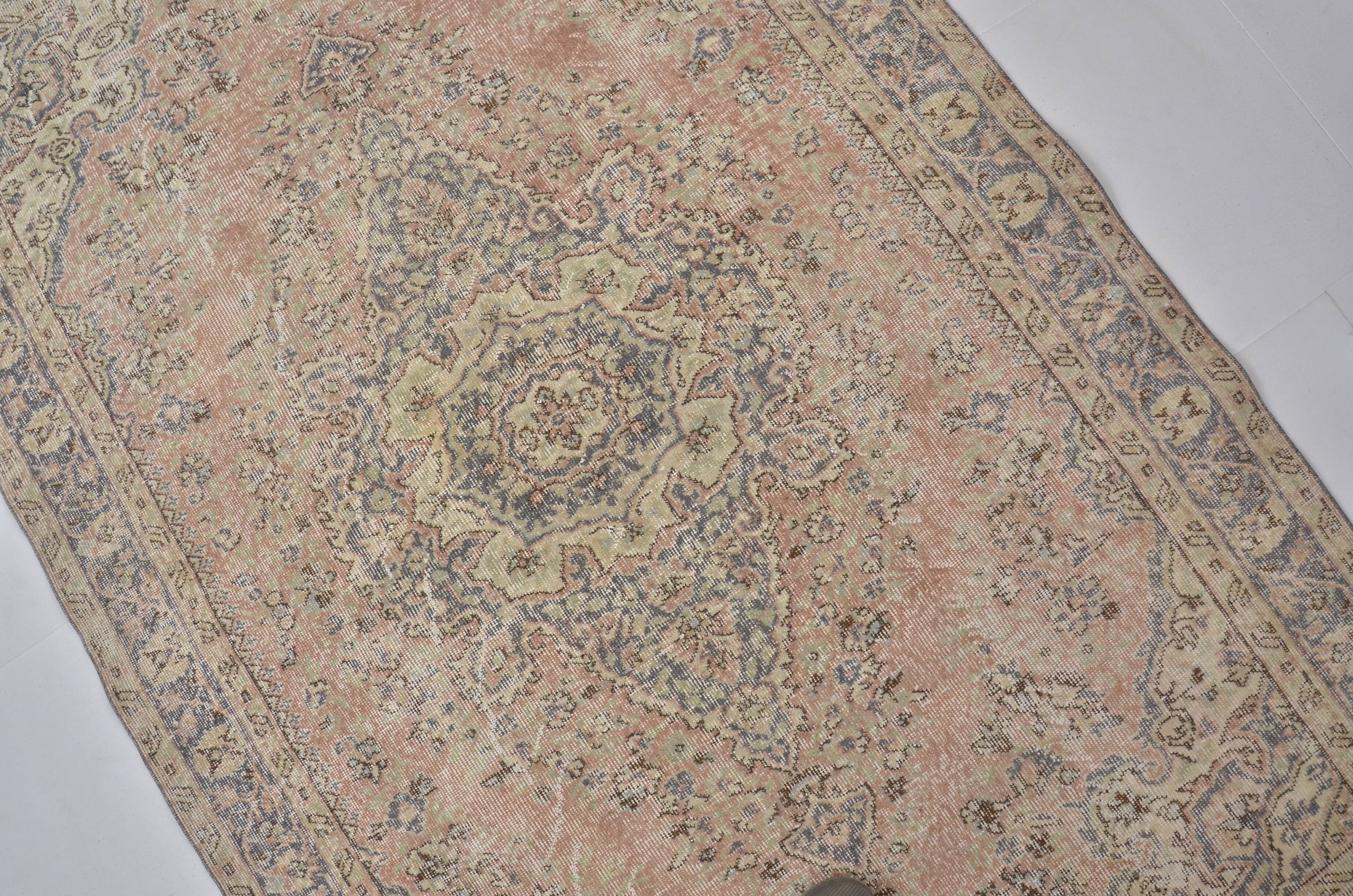 Oushak Vintage Floor Wool Rug sku1350