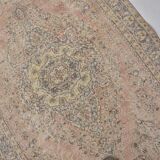 Oushak Vintage Floor Wool Rug sku1350