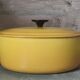 Le Creuset Yellow Oval Casserole