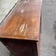 19th century oak notary's folder with curtain