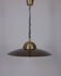 Vintage 70's italian design metal rolling chandelier