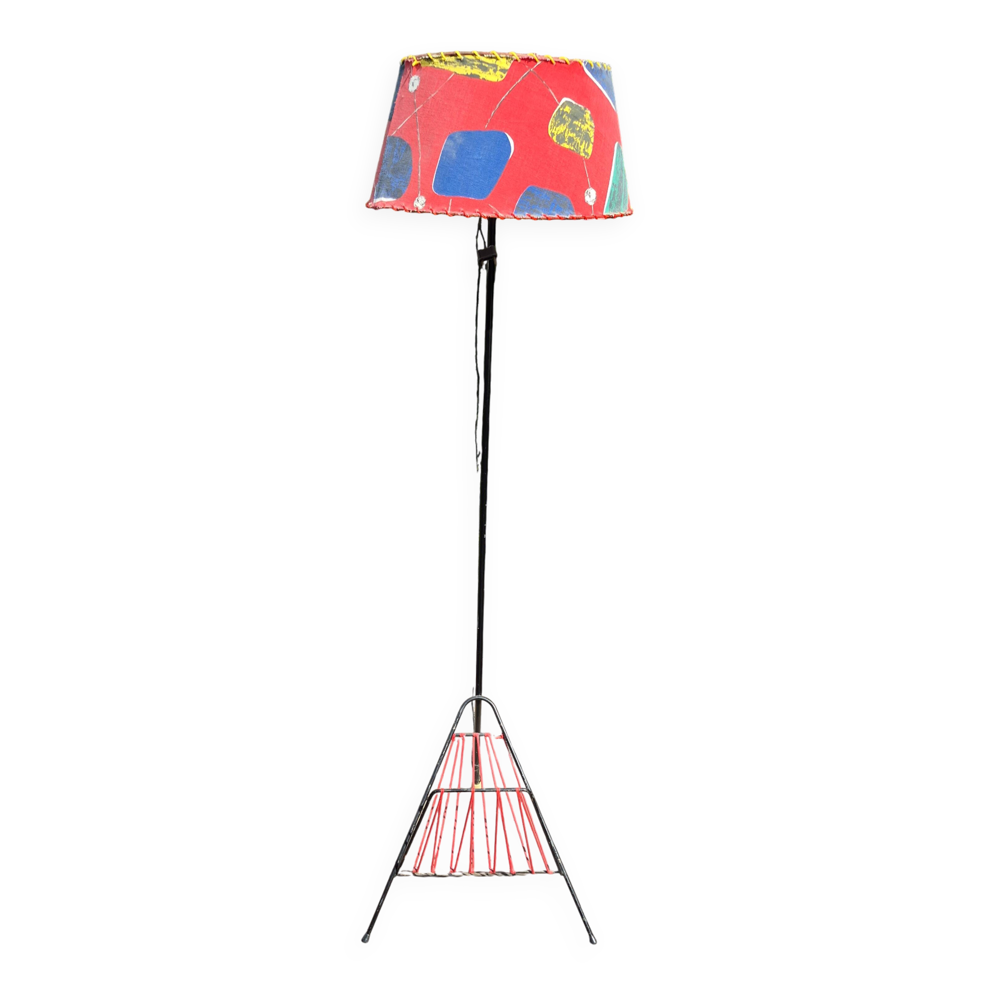 Lampadaire avec porte revue
