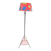 Lamp stand with magazine rack