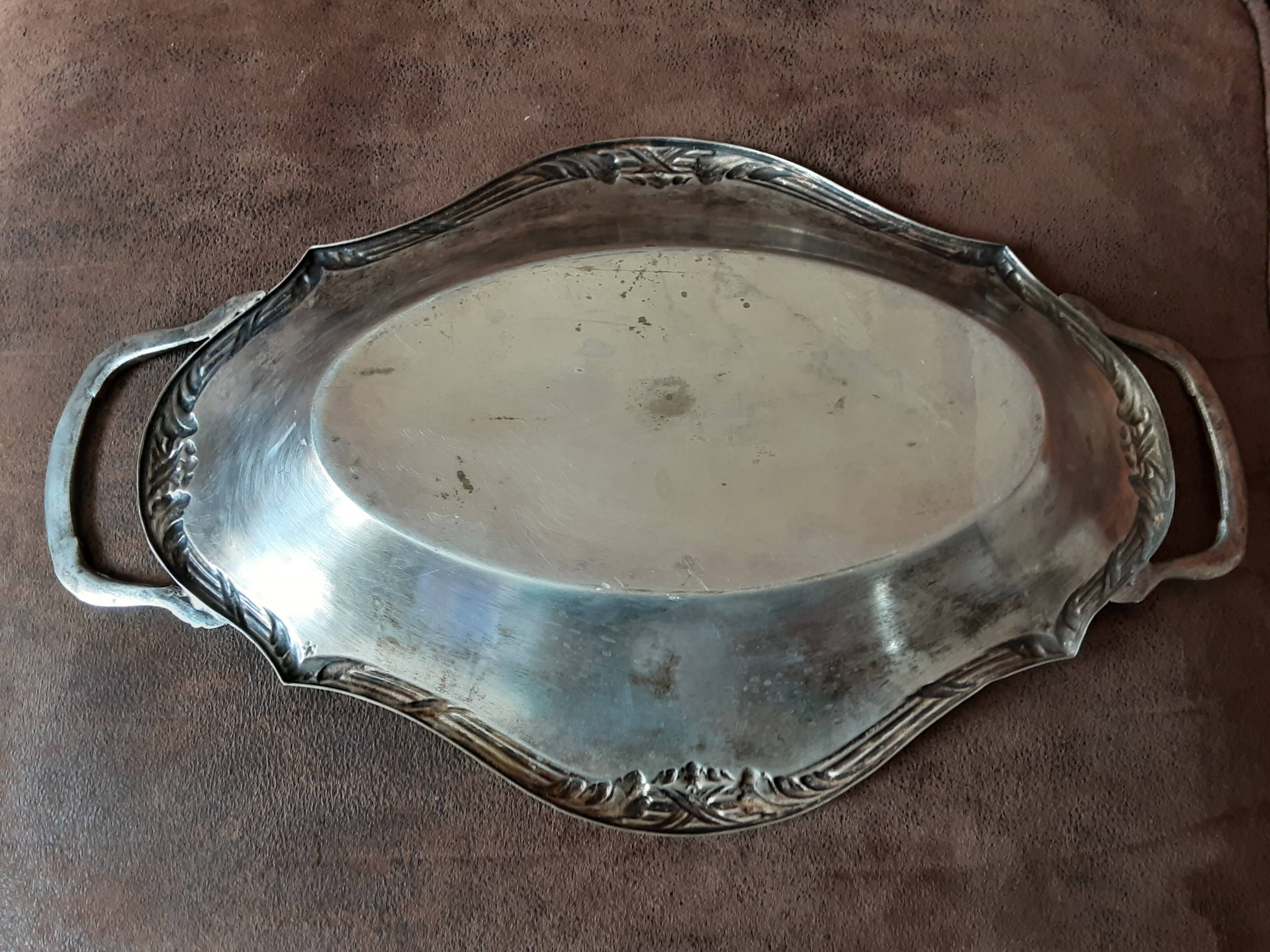Vintage metal plate