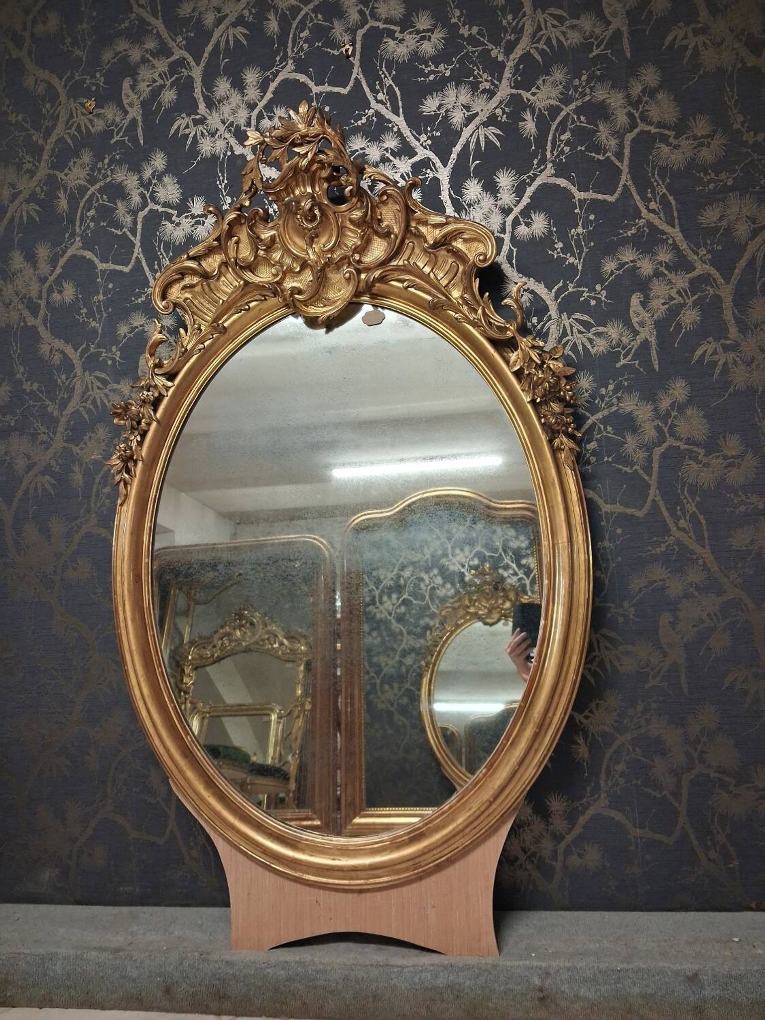 Miroir époque Napoléon III 155x 102