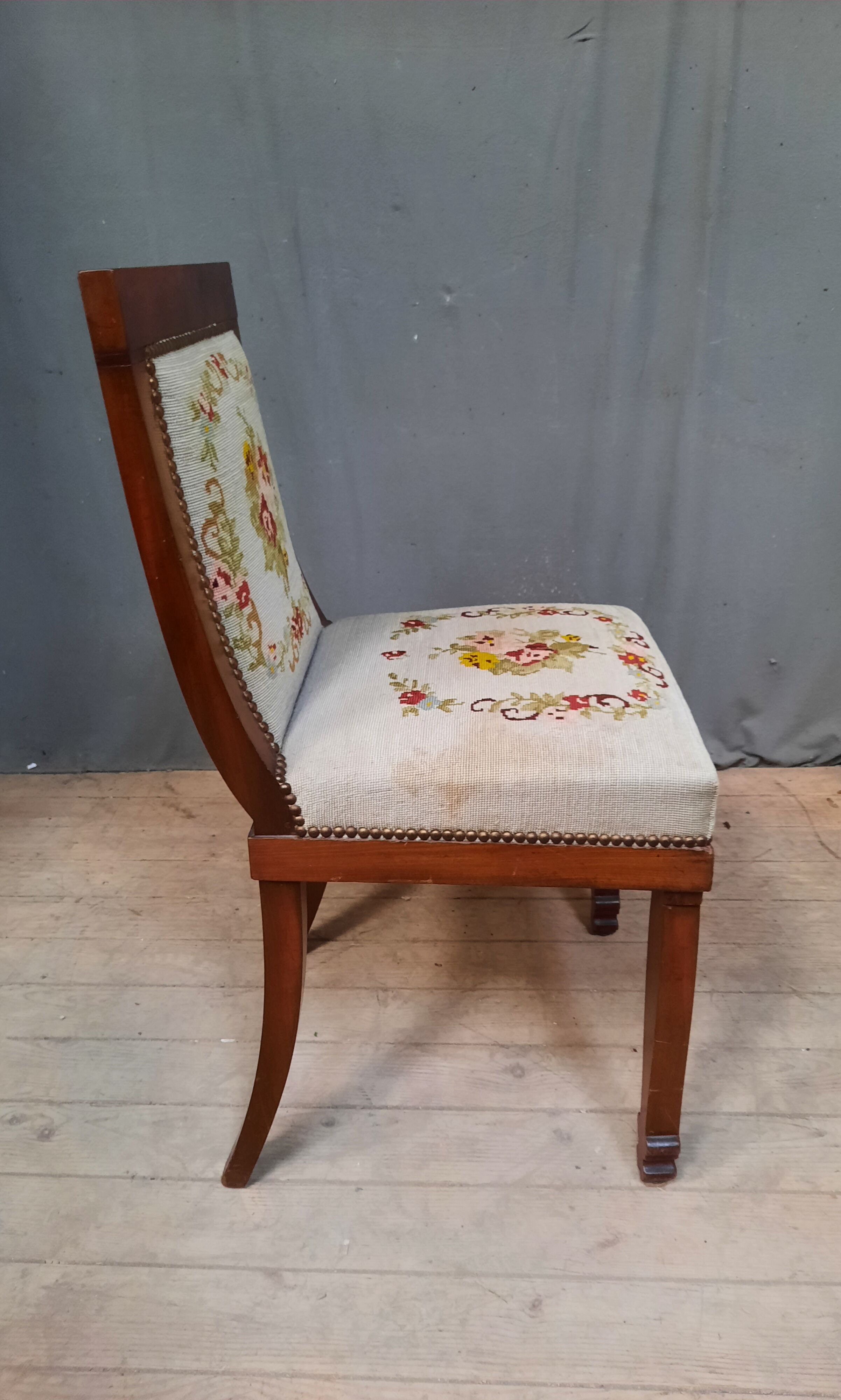 Mahogany consulate chair