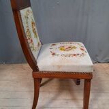 Mahogany consulate chair