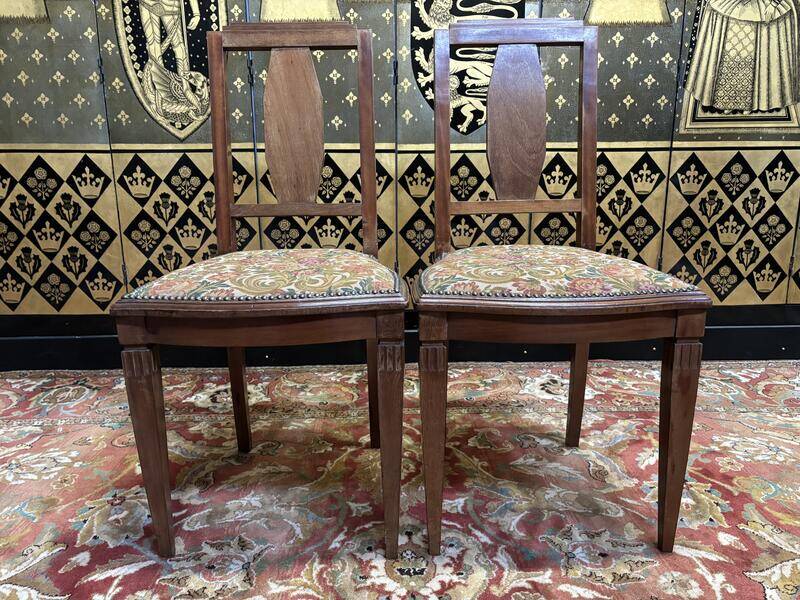 Pair of art deco chairs