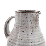 Stoneware pitcher by Jeanne and Norbert Pierlot, Ratilly, 1960s