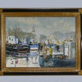 Oil on canvas “Concarneau”, signed S. Blaszczyk – 1991