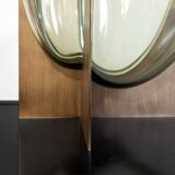 Vase sculpture S509 de Carlo Nason pour Mazzega 1969