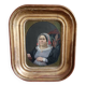 19th century painting, portrait of a woman