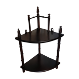 Étagère de coin en bois
