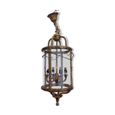4-light lantern with bulging glass