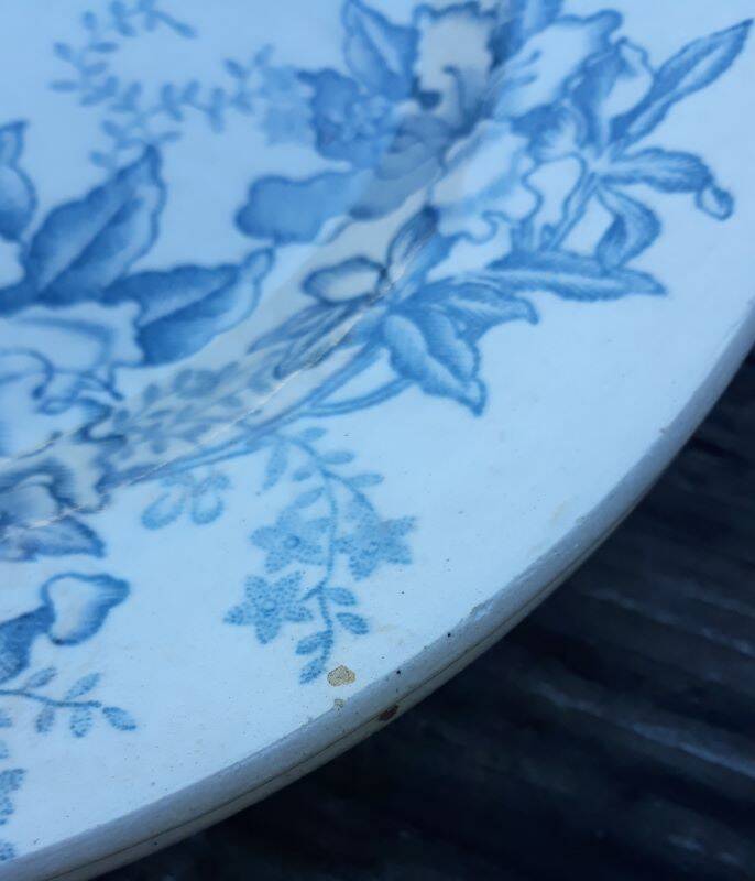 Part of the Floreal service from the Givors Earthenware Factory (Grigny Rhône)