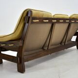 1970s Three Seater leather Sofa , Brazil