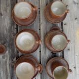 13 piece stoneware coffee/tea set