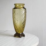 Vase en verre Art Déco