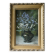 Painting bouquet of flowers signed Théodore Coquelin late 19th century