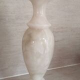Alabaster baluster lamp base 48 cm