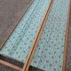 old vintage fabric screen
