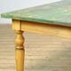 Pine table with old top