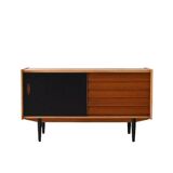 Scandinavian sideboard black accents