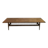 Rare and long vintage coffee table, around 1960.