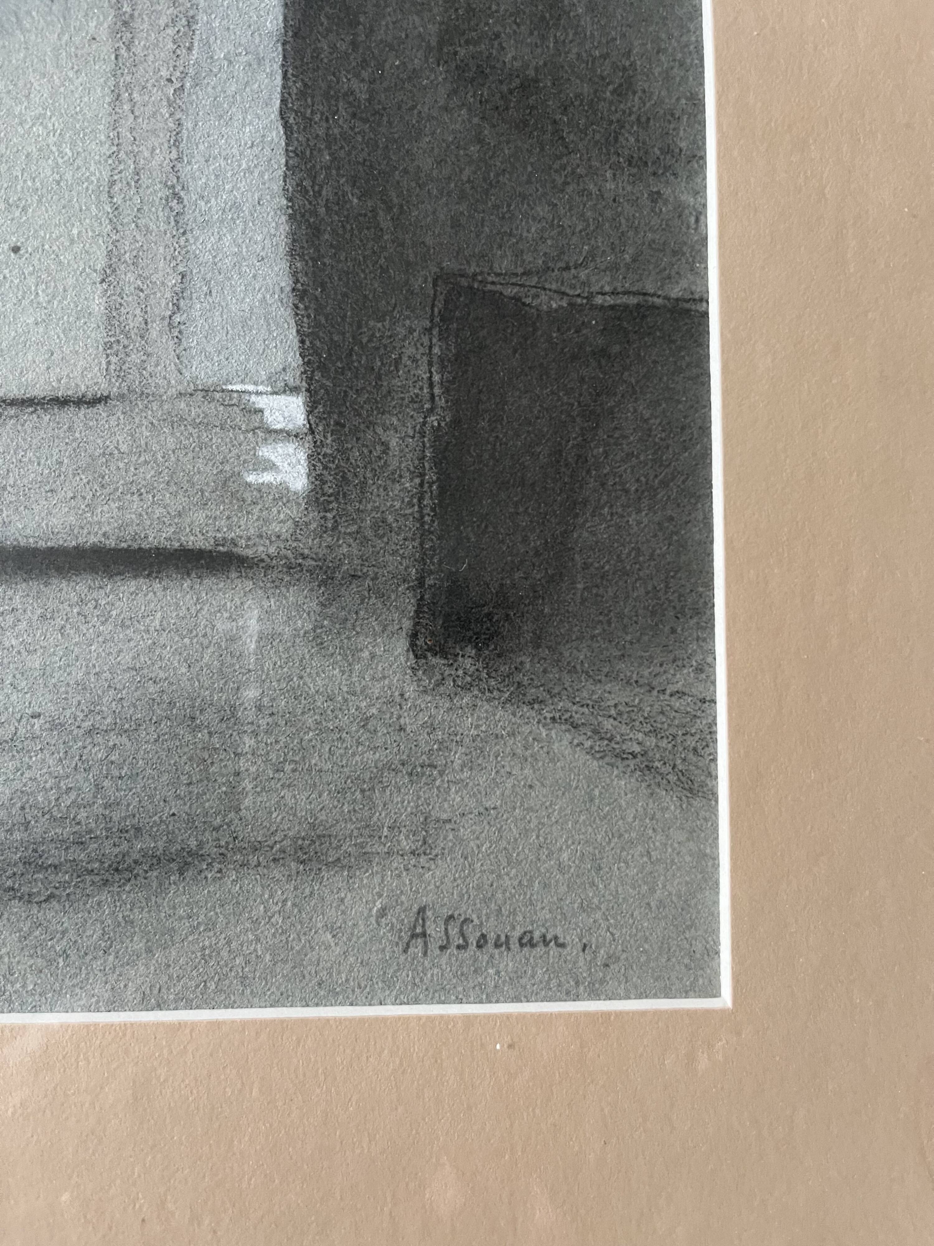 Drawing by the painter Assouan