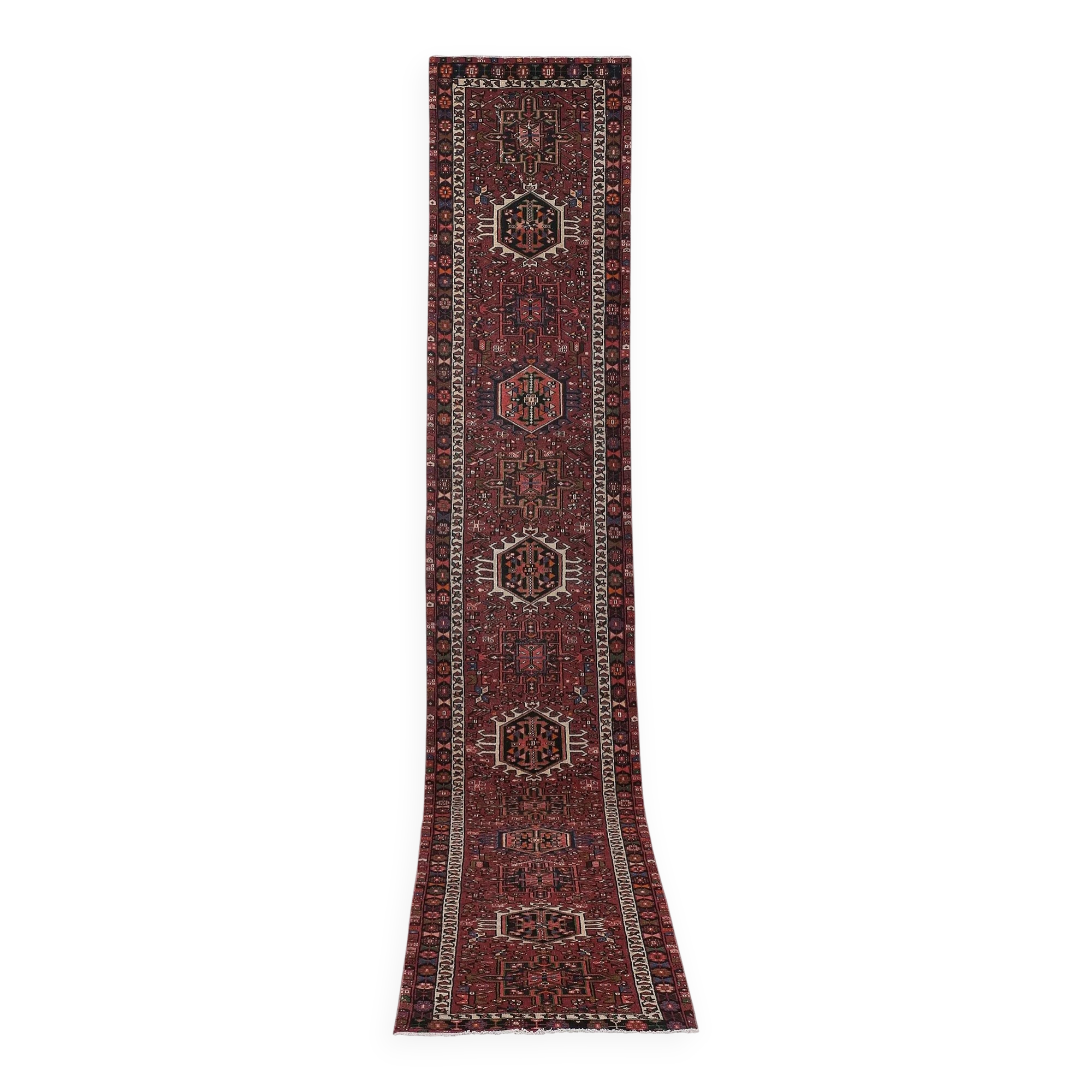 Tapis de couloir turc vintage