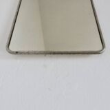 Ancien miroir de barbier ou de coiffeur à chainette vintage, années 40 50