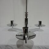 Chandelier 70s chrome metal