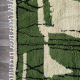 Green Moroccan rug, authentic Moroccan rug, 150/250cm