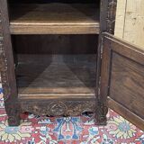 Chestnut bedside table from the 1930s