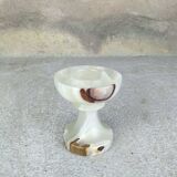 Vintage onyx candle holder