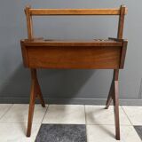 table d'appoint boîte à couture années 1960