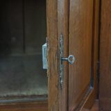 Antique English 1-door cabinet/side table from the mid/late 19th century