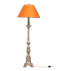 Italian Baroque carved Wooden floor lamp 1970s