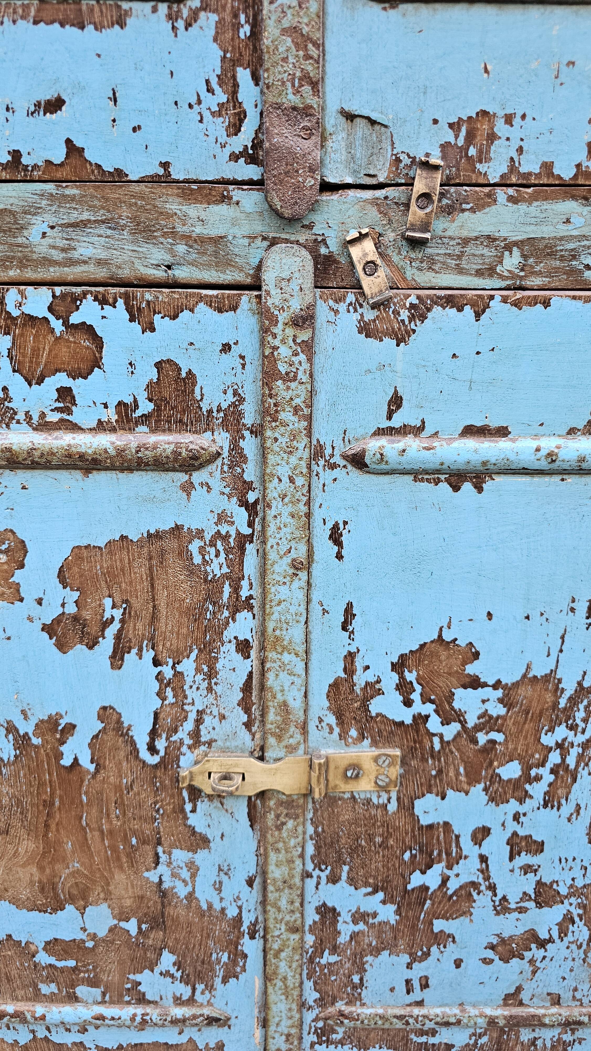 Antique tribal teak sideboard from Burma.