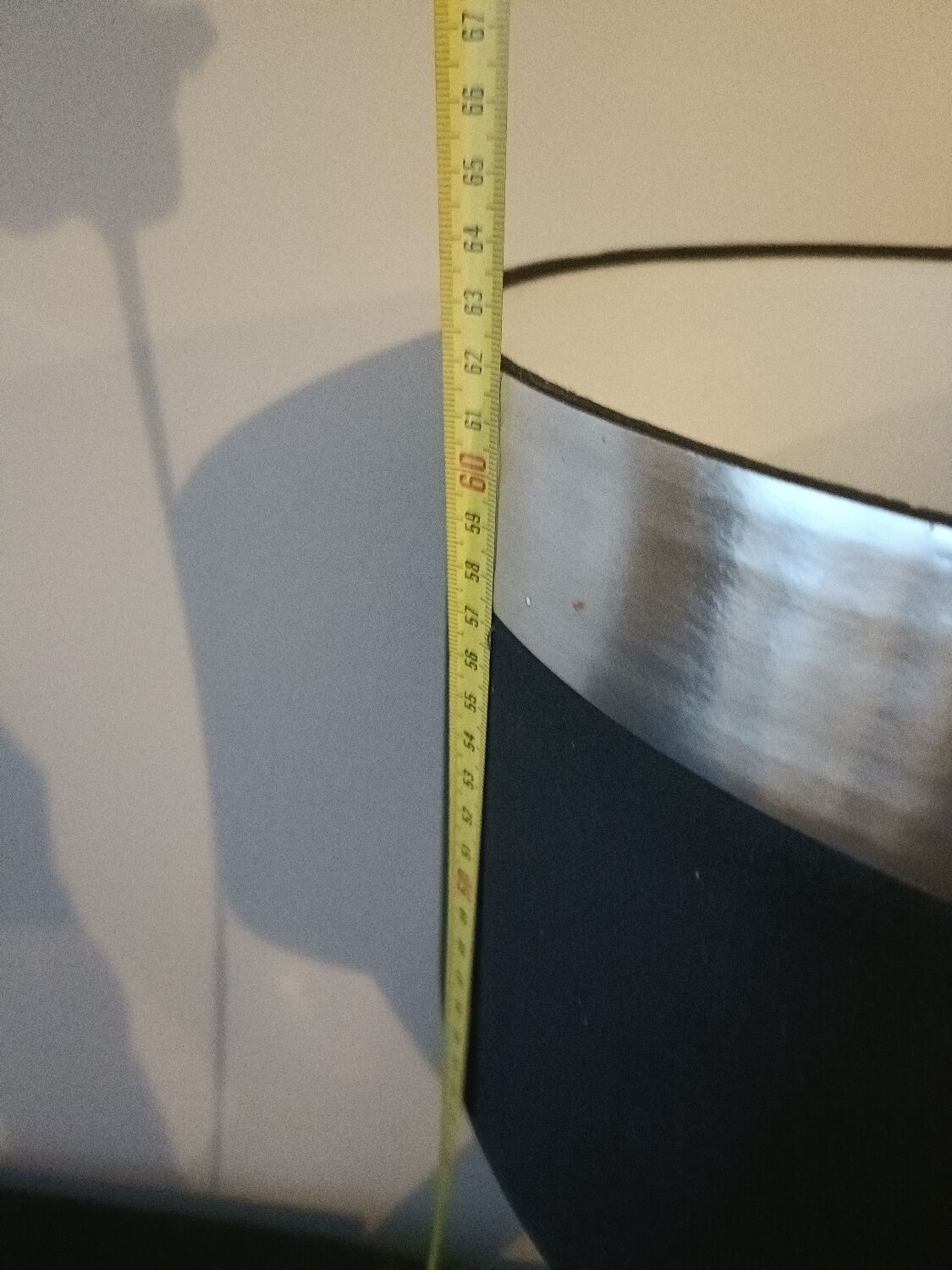 Lamp in X, cross, steel, design