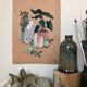 Painting A4 Pottery and green plants