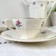 Service à thé vintage en porcelaine fleurie DIGOIN SARREGUEMINES