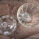Vintage French glass candy box