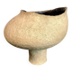 Sculptural studio ceramic art pottery vase, Germany 1966