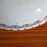 Coupe à fruits grand modèle de la faïencerie Clarefontaine, LG, collection Turin.