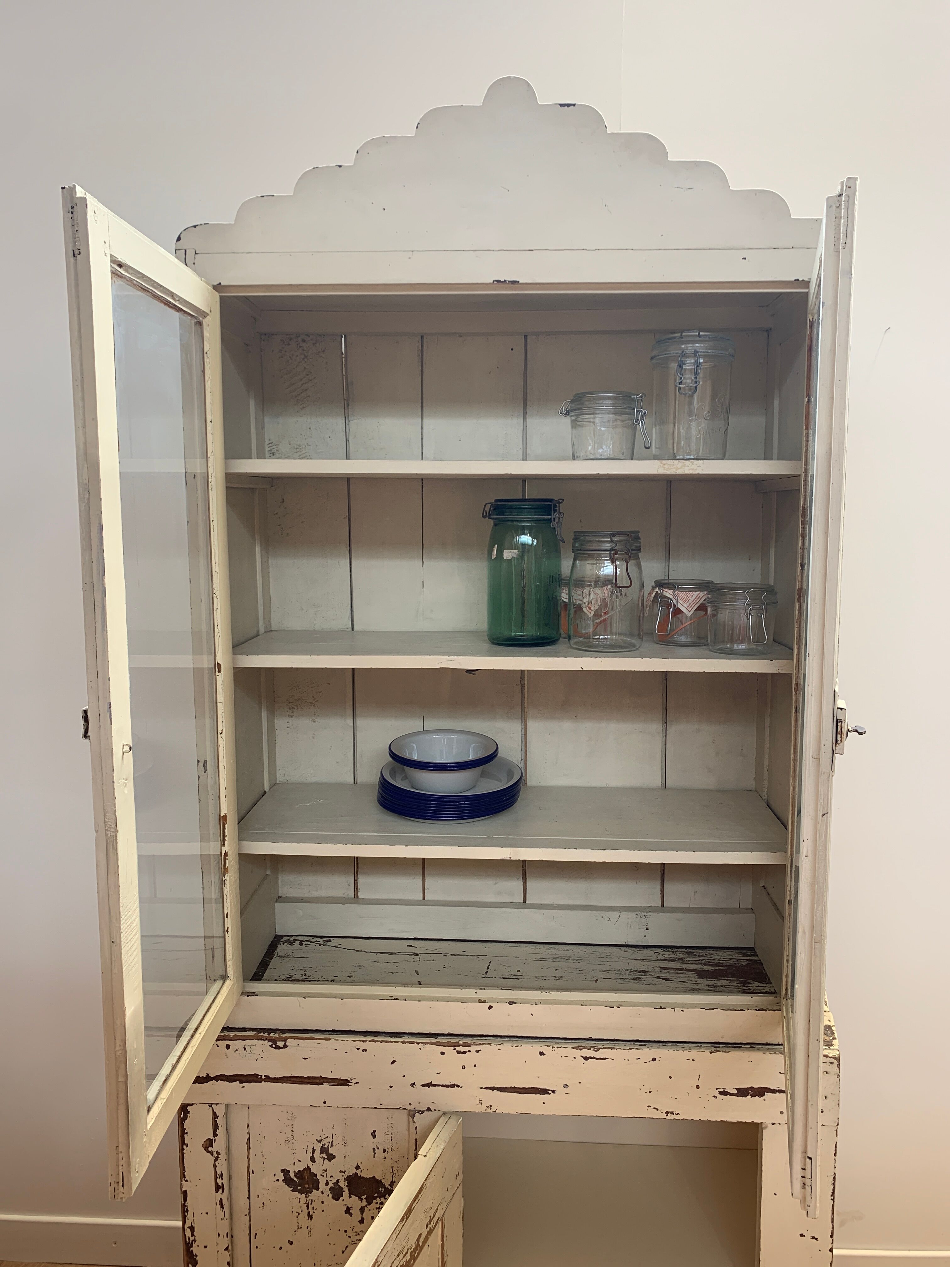 Two-body patinated buffet