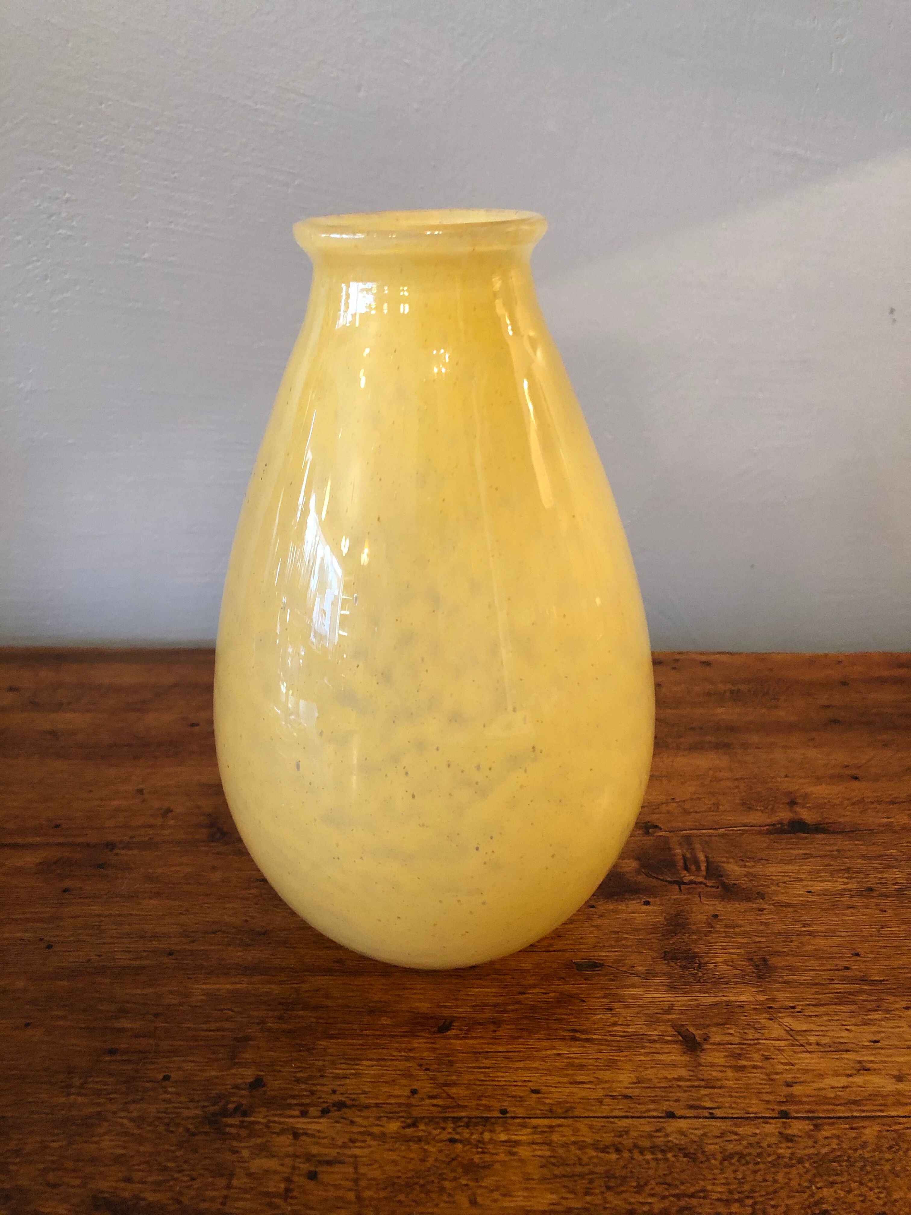 Blown glass vase