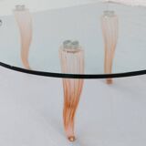 Murano glass coffee table Seguso