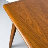 Teak Extendable Dining Table by Svend Aage Madsen for K. Knudsen & Son, 196