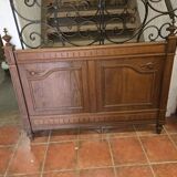 Ancienne tête de lit en chêne